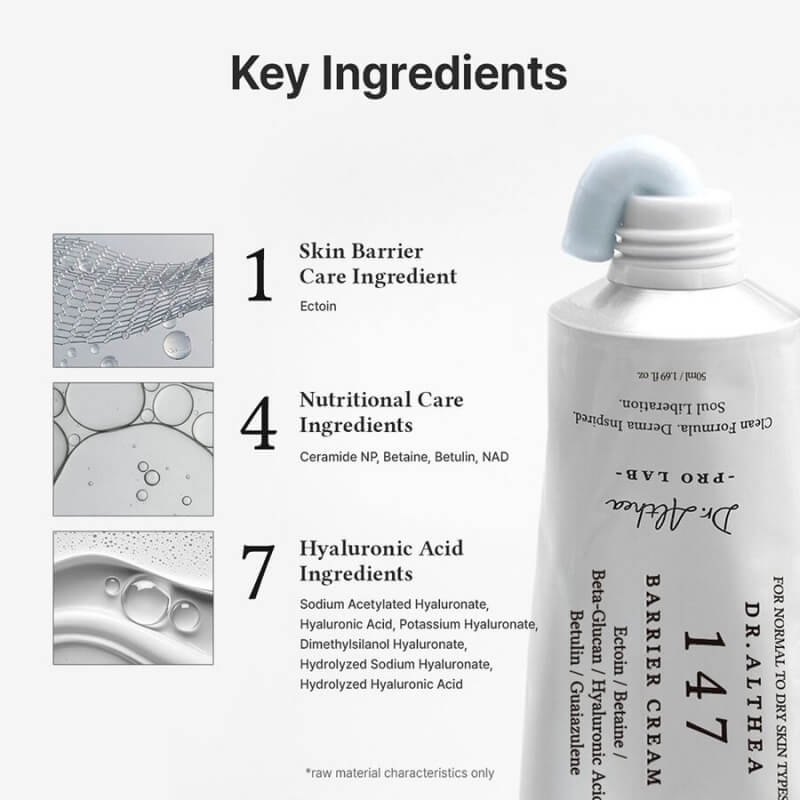 Crema Faciala Hidratanta 147 Barrier Cream,  50 ml, Dr. Althea
