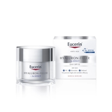 Crema de fata SPF 15 Hyaluron Filler, 50 ml, Eucerin Crema de fata SPF 15 Hyaluron Filler, 50 ml, Eucerin