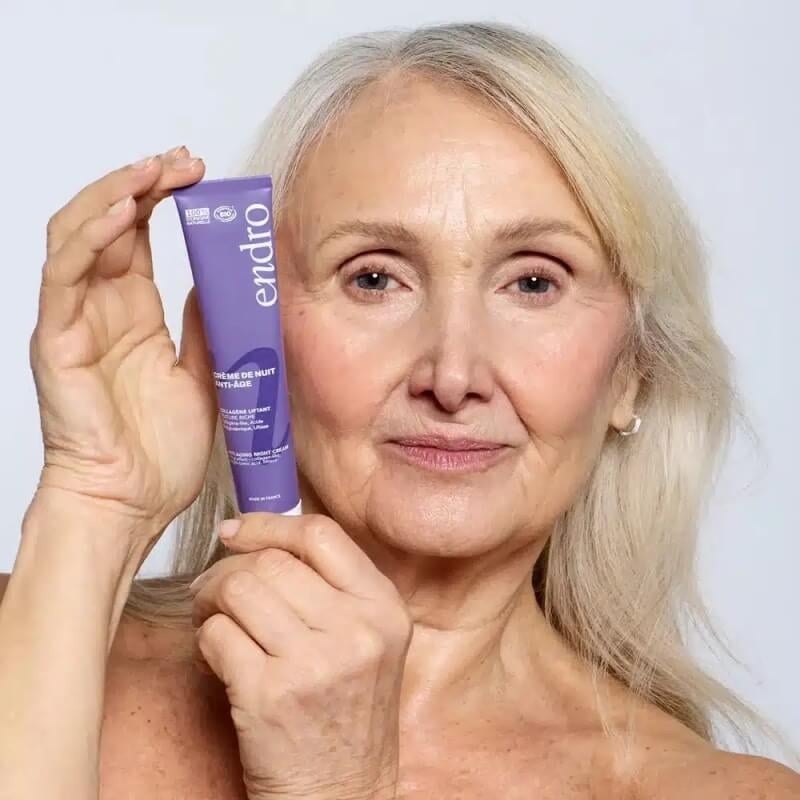 Crema de noapte anti-age cu colagen, 50 ml, Endro Crema de noapte anti-age cu colagen, 50 ml, Endro