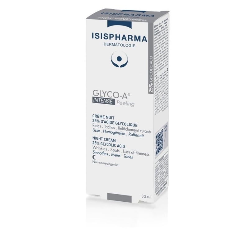Crema de noapte cu 25% acid glicolic Glyco-A Intense Peeling, 30 ml, Isispharma Crema de noapte cu 25% acid glicolic Glyco-A Intense Peeling, 30 ml, Isispharma