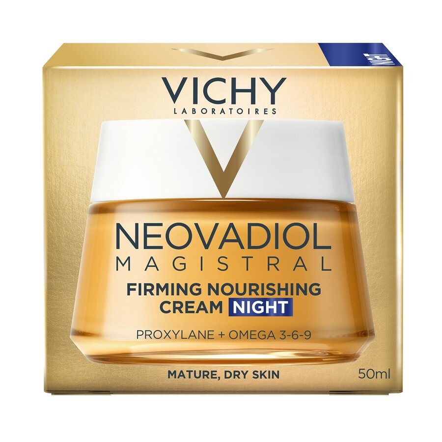 Crema de noapte cu efect de fermitate si refacerea lipidelor Neovadiol Magistral, 50 ml, Vichy Crema de noapte cu efect de fermitate si refacerea lipidelor Neovadiol Magistral, 50 ml, Vichy