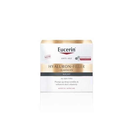 Crema de noapte Hyaluron Filler + Elasticity, 50 ml, Eucerin Crema de noapte Hyaluron Filler + Elasticity, 50 ml, Eucerin