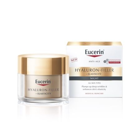 Crema de noapte Hyaluron Filler + Elasticity, 50 ml, Eucerin Crema de noapte Hyaluron Filler + Elasticity, 50 ml, Eucerin