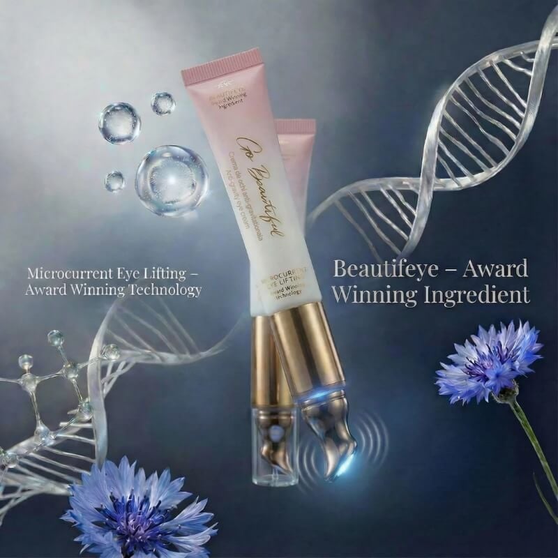 Crema de ochi anti-gravitationala si microcurent Go Beautiful, 15 ml, Girl Own Cosmetics Crema de ochi anti-gravitationala si microcurent Go Beautiful, 15 ml, Girl Own Cosmetics