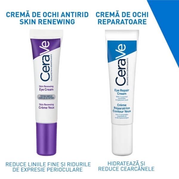 Crema contur ochi antirid Skin Renewing, 14 ml, Cerave Crema contur ochi antirid Skin Renewing, 14 ml, Cerave