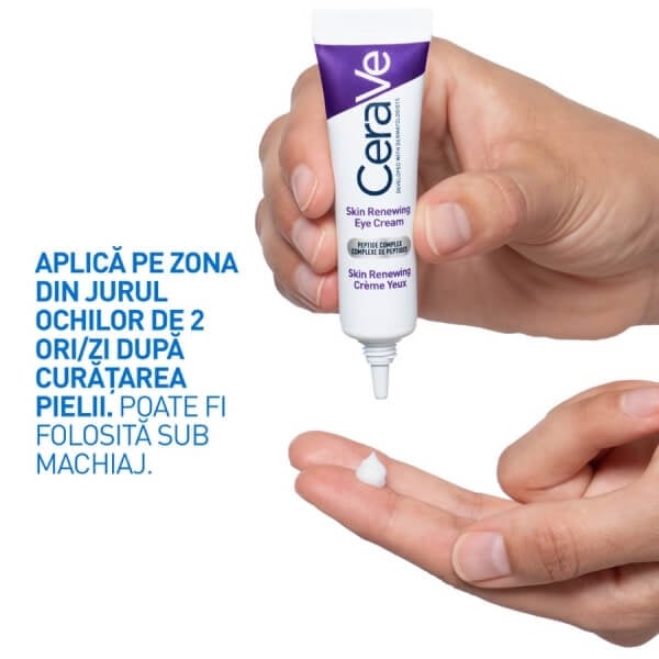 Crema contur ochi antirid Skin Renewing, 14 ml, Cerave Crema contur ochi antirid Skin Renewing, 14 ml, Cerave