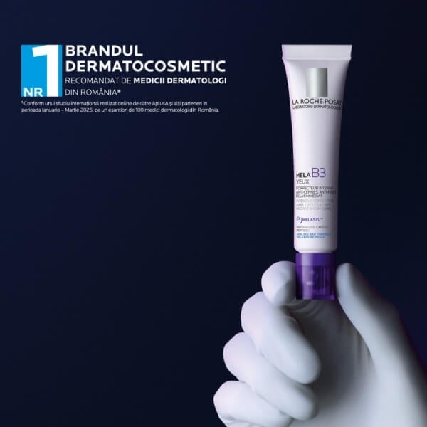 Crema contur ochi Mela B3, 15 ml, La Roche-Posay Crema contur ochi Mela B3, 15 ml, La Roche-Posay