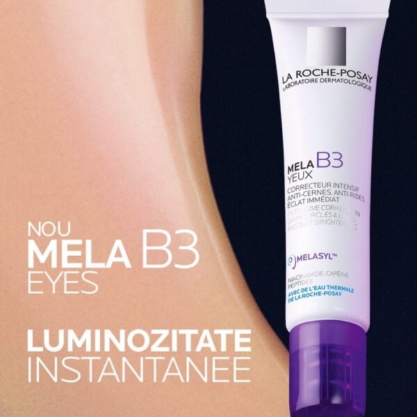 Crema contur ochi Mela B3, 15 ml, La Roche-Posay Crema contur ochi Mela B3, 15 ml, La Roche-Posay