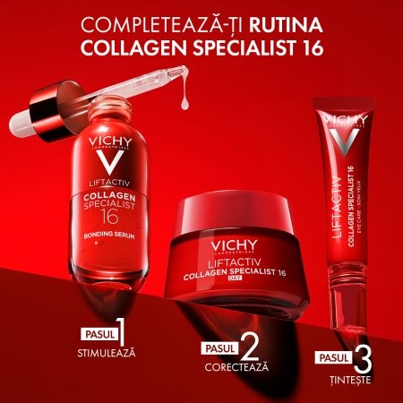 Crema de zi antirid SPF 50 Liftactiv Collagen Specialist 16, 50 ml, Vichy Crema de zi antirid SPF 50 Liftactiv Collagen Specialist 16, 50 ml, Vichy