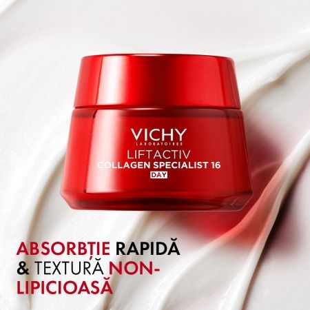 Crema de zi antirid SPF 50 Liftactiv Collagen Specialist 16, 50 ml, Vichy Crema de zi antirid SPF 50 Liftactiv Collagen Specialist 16, 50 ml, Vichy
