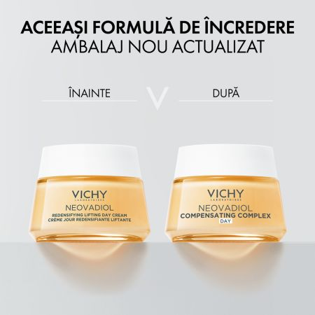 Crema de zi redensifianta cu efect de lifting ten normal-mixt Neovadiol Compensating Complex, 50 ml, Vichy