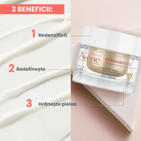 Crema de zi pentru fermitate DermAbsolu, 50 ml, Avene Crema de zi pentru fermitate DermAbsolu, 50 ml, Avene