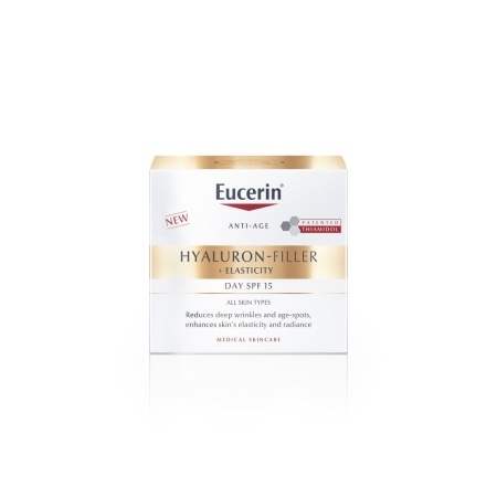 Crema de fata SPF 15 Hyaluron Filler + Elasticity, 50 ml, Eucerin Crema de fata SPF 15 Hyaluron Filler + Elasticity, 50 ml, Eucerin