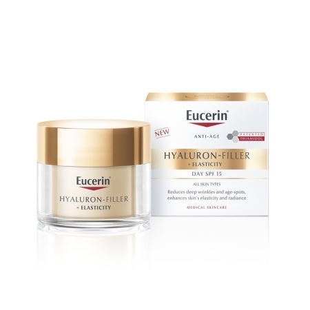 Crema de fata SPF 15 Hyaluron Filler + Elasticity, 50 ml, Eucerin Crema de fata SPF 15 Hyaluron Filler + Elasticity, 50 ml, Eucerin