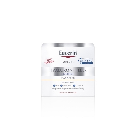 Crema de fata SPF 30 Hyaluron Filler, 50 ml, Eucerin Crema de fata SPF 30 Hyaluron Filler, 50 ml, Eucerin