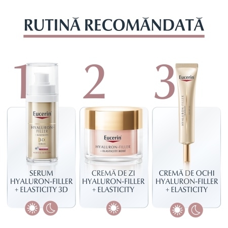 Crema de fata SPF 30 Hyaluron Filler + Elasticity Rose, 50 ml, Eucerin Crema de fata SPF 30 Hyaluron Filler + Elasticity Rose, 50 ml, Eucerin
