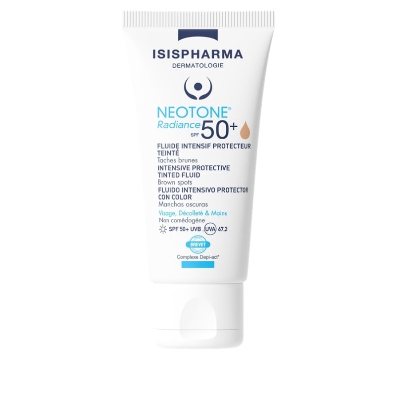 Crema depigmentanta nuantatoare SPF50+ Medium Neotone Radiance, 30 ml, Isispharm Crema depigmentanta nuantatoare SPF50+ Medium Neotone Radiance, 30 ml, Isispharm