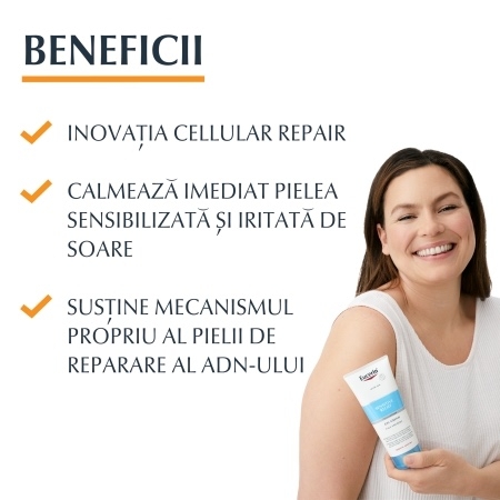 Gel crema dupa expunerea la soare After Sun Sensitive Relief, 200 ml, Eucerin Gel crema dupa expunerea la soare After Sun Sensitive Relief, 200 ml, Eucerin
