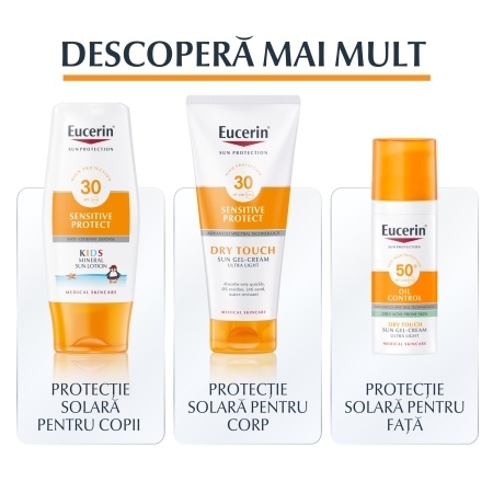 Gel crema dupa expunerea la soare After Sun Sensitive Relief, 200 ml, Eucerin Gel crema dupa expunerea la soare After Sun Sensitive Relief, 200 ml, Eucerin