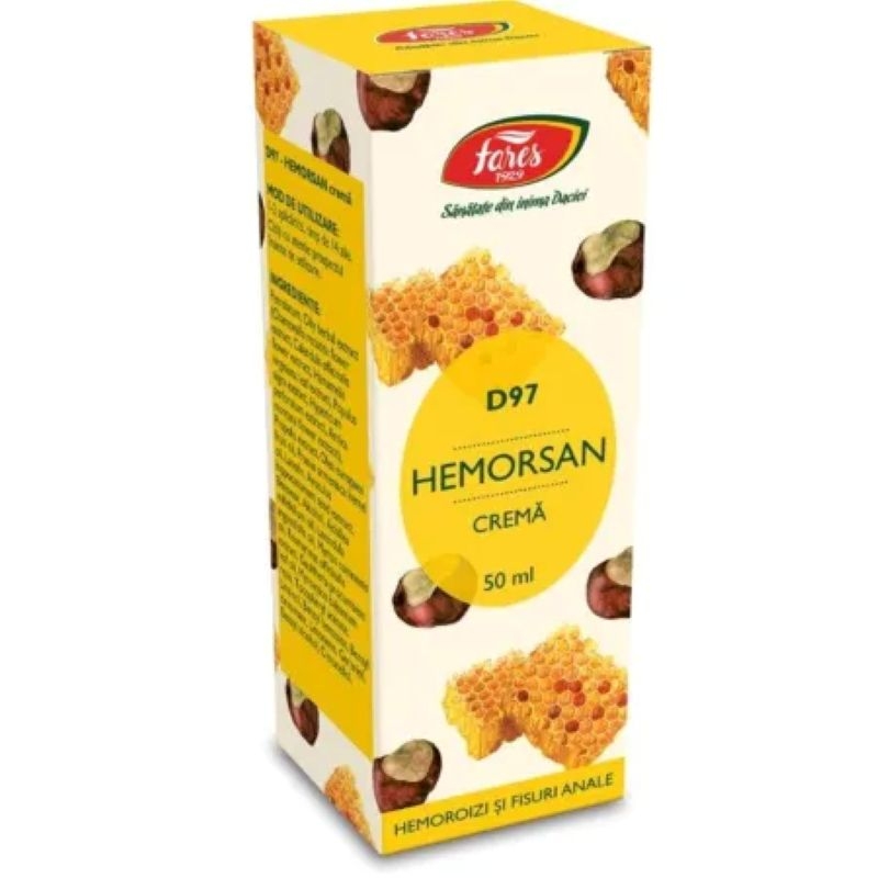 Crema Hemorsan D97, 50 ml, Fares Crema Hemorsan D97, 50 ml, Fares