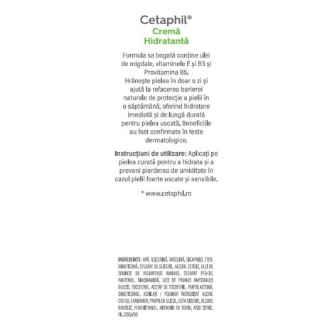 Crema hidratanta, 100 g, Cetaphil Crema hidratanta, 100 g, Cetaphil
