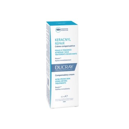 Crema hidratanta anti-imperfectiuni Keracnyl Repair, 50 ml, Ducray Crema hidratanta anti-imperfectiuni Keracnyl Repair, 50 ml, Ducray