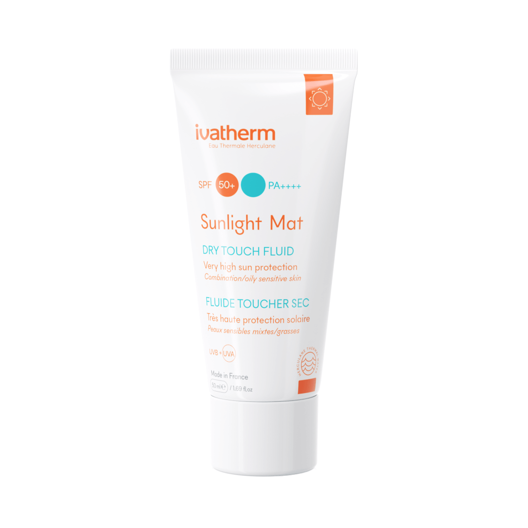 Crema hidratanta cu protectie solara Sunlight Mat, SPF 50+, 50 ml, Ivatherm Crema hidratanta cu protectie solara Sunlight Mat, SPF 50+, 50 ml, Ivatherm