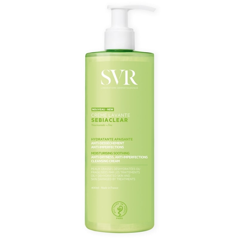 Crema hidratanta de curatare Sebiaclear, 400 ml, SVR Crema hidratanta de curatare Sebiaclear, 400 ml, SVR