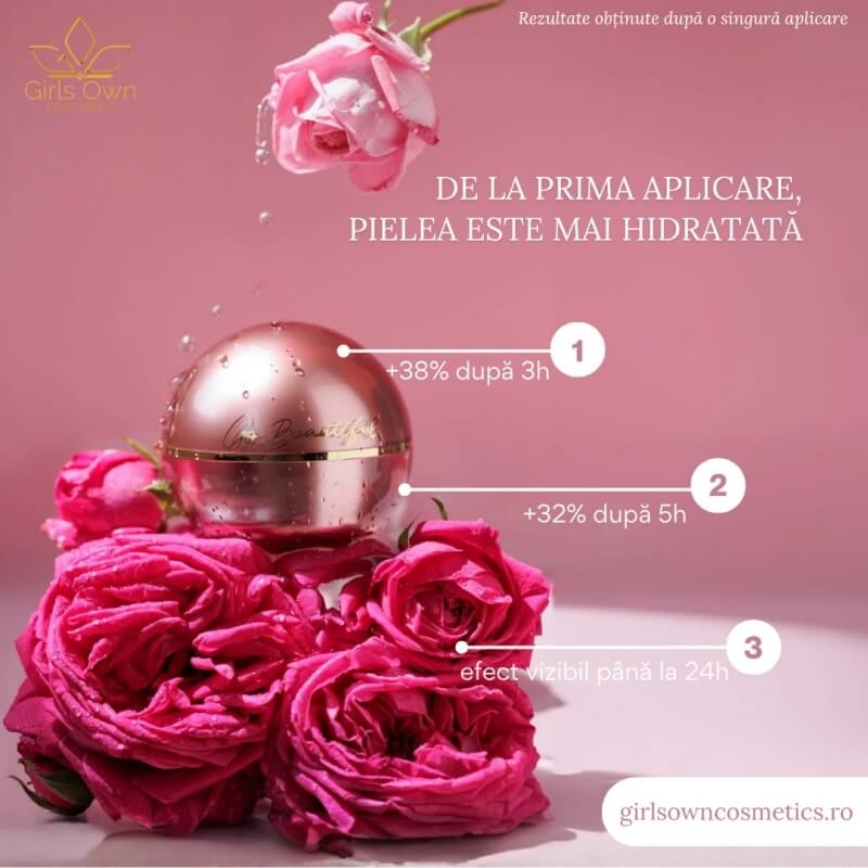 Crema hidratanta de zi Go Beautiful, 50 ml, Girl Own Cosmetics Crema hidratanta de zi Go Beautiful, 50 ml, Girl Own Cosmetics