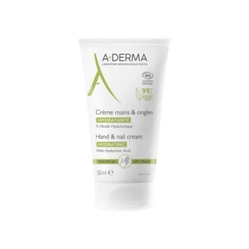 Crema hidratanta maini si unghii, 50 ml, A-Derma Crema hidratanta maini si unghii, 50 ml, A-Derma