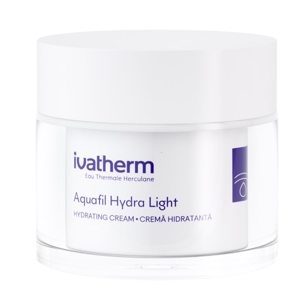 Crema hidratanta pentru piele normal-mixta Aquafil Hydra Light, 50 ml, Ivatherm Crema hidratanta pentru piele normal-mixta Aquafil Hydra Light, 50 ml, Ivatherm