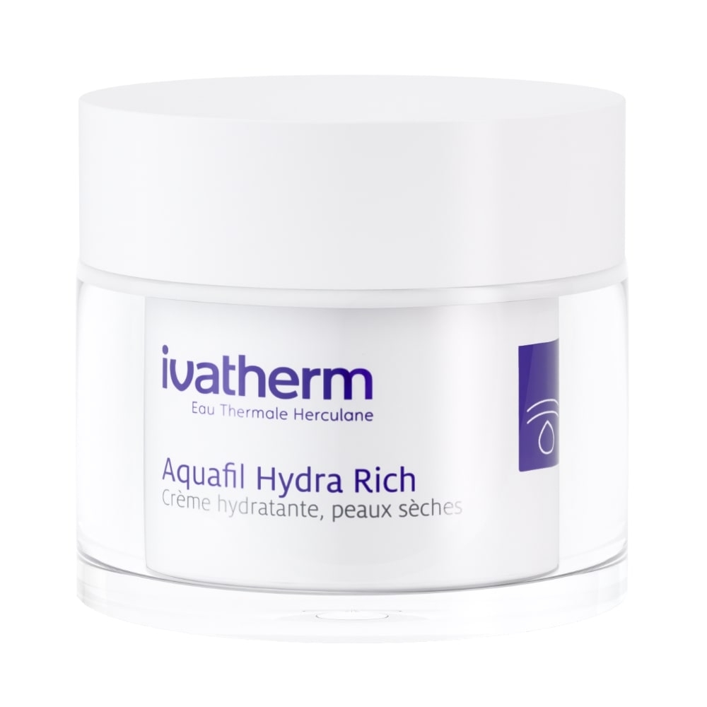 Crema hidratanta pentru piele uscata Aquafil Hydra Rich, 50 ml, Ivatherm Crema hidratanta pentru piele uscata Aquafil Hydra Rich, 50 ml, Ivatherm