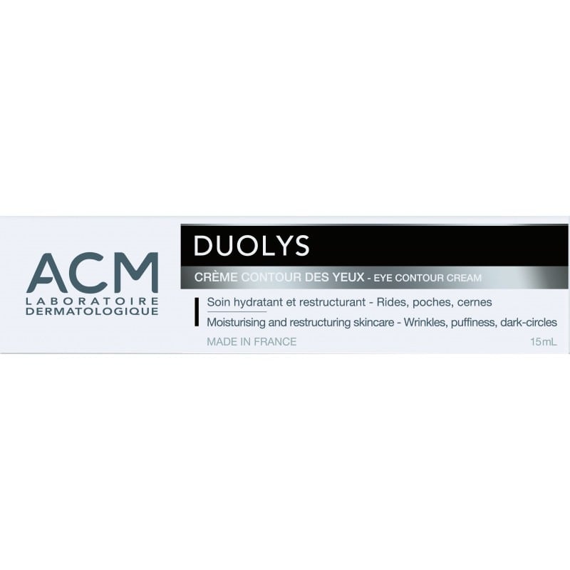 Crema hidratanta si restructuranta contur ochi Duolys, 15 ml, Acm Crema hidratanta si restructuranta contur ochi Duolys, 15 ml, Acm