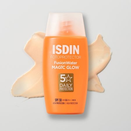Fotoprotector Fusion Water Magic Glow SPF 50, 50 ml, Isdin