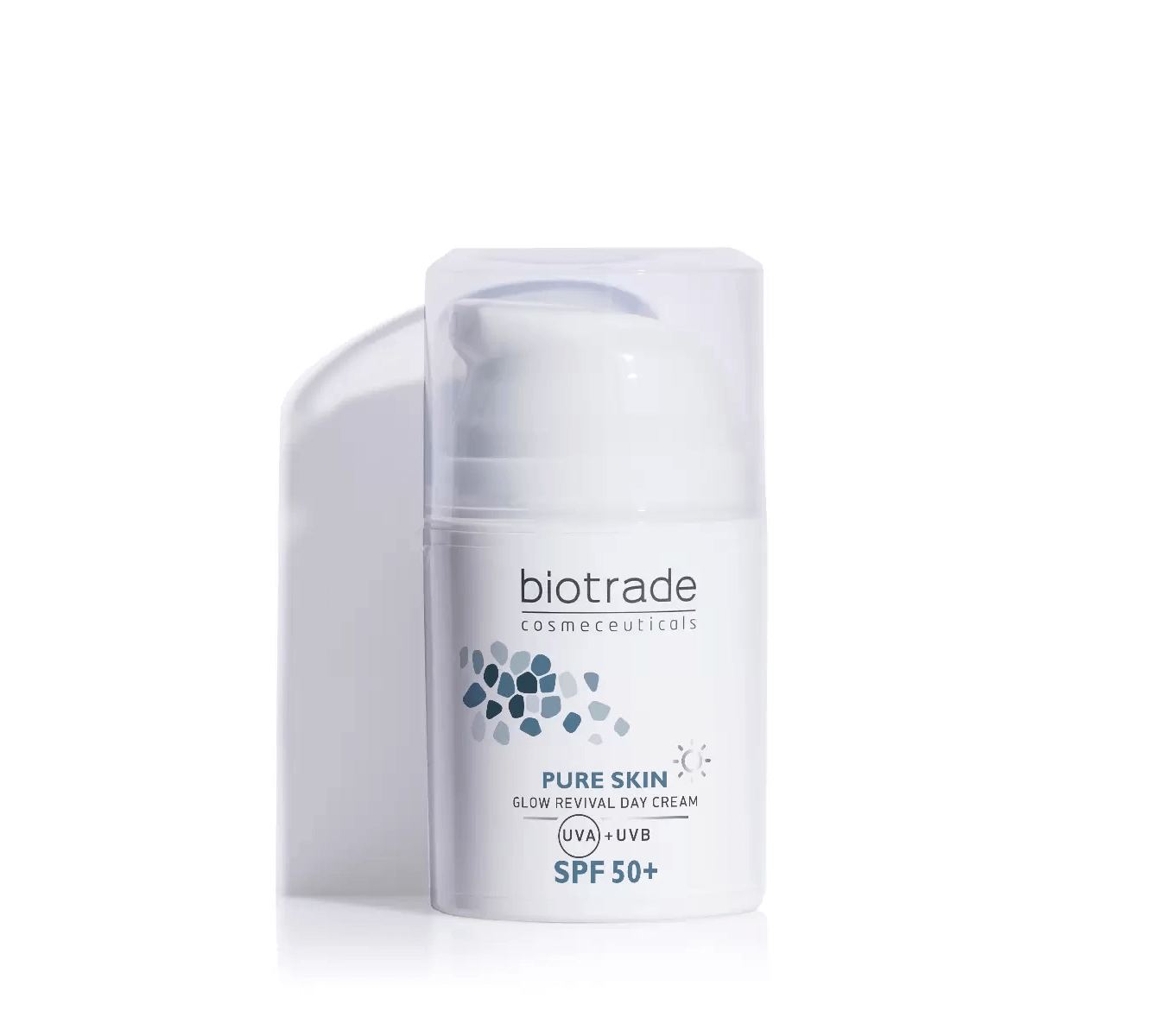 Crema iluminatoare de zi cu Niacinamida si Acid Hialuronic SPF 50, 50 ml, Biotrade Crema iluminatoare de zi cu Niacinamida si Acid Hialuronic SPF 50, 50 ml, Biotrade