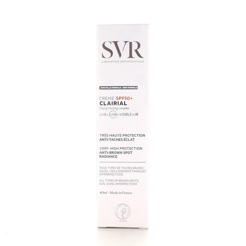 Crema impotriva petelor Clairial SPF 50+, 40 ml, SVR Crema impotriva petelor Clairial SPF 50+, 40 ml, SVR