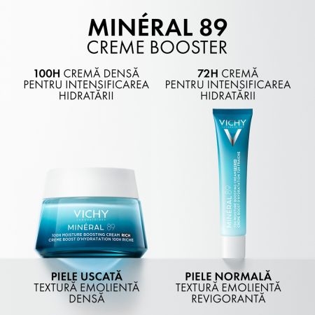 Crema intens hidratanta 72h Mineral 89, 40 ml, Vichy Crema intens hidratanta 72h Mineral 89, 40 ml, Vichy