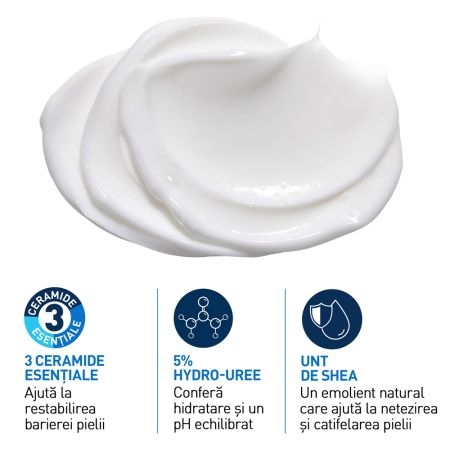 Crema intens hidratanta pentru pielea foarte uscata, 340 g, Cerave Crema intens hidratanta pentru pielea foarte uscata, 340 g, Cerave