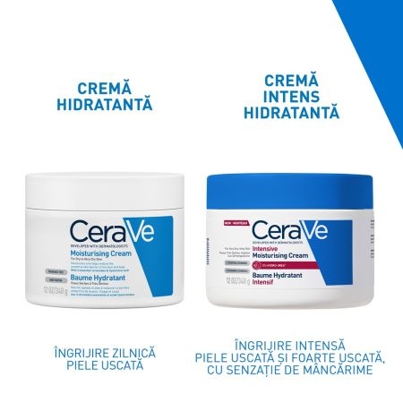 Crema intens hidratanta pentru pielea foarte uscata, 340 g, Cerave Crema intens hidratanta pentru pielea foarte uscata, 340 g, Cerave