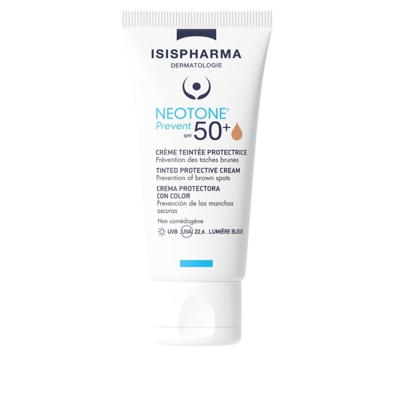Crema nuantatoare SPF 50+ Medium Neotone Prevent, 30 ml, Isispharma Crema nuantatoare SPF 50+ Medium Neotone Prevent, 30 ml, Isispharma
