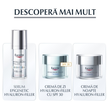 Crema de ochi SPF 15 Hyaluron Filler, 15 ml, Eucerin