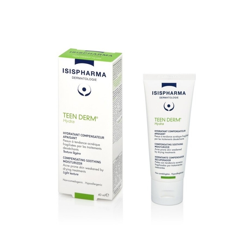 Crema pentru pielea predispusa la acnee Teen Derm Hydra, 40 ml, Isispharma Crema pentru pielea predispusa la acnee Teen Derm Hydra, 40 ml, Isispharma