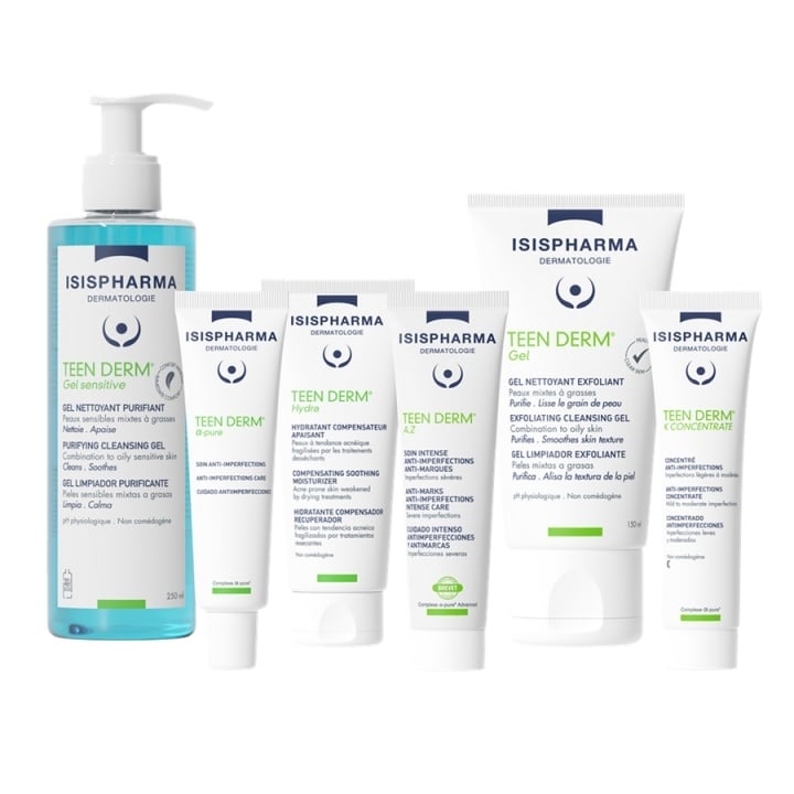 Crema pentru pielea predispusa la acnee Teen Derm Hydra, 40 ml, Isispharma Crema pentru pielea predispusa la acnee Teen Derm Hydra, 40 ml, Isispharma