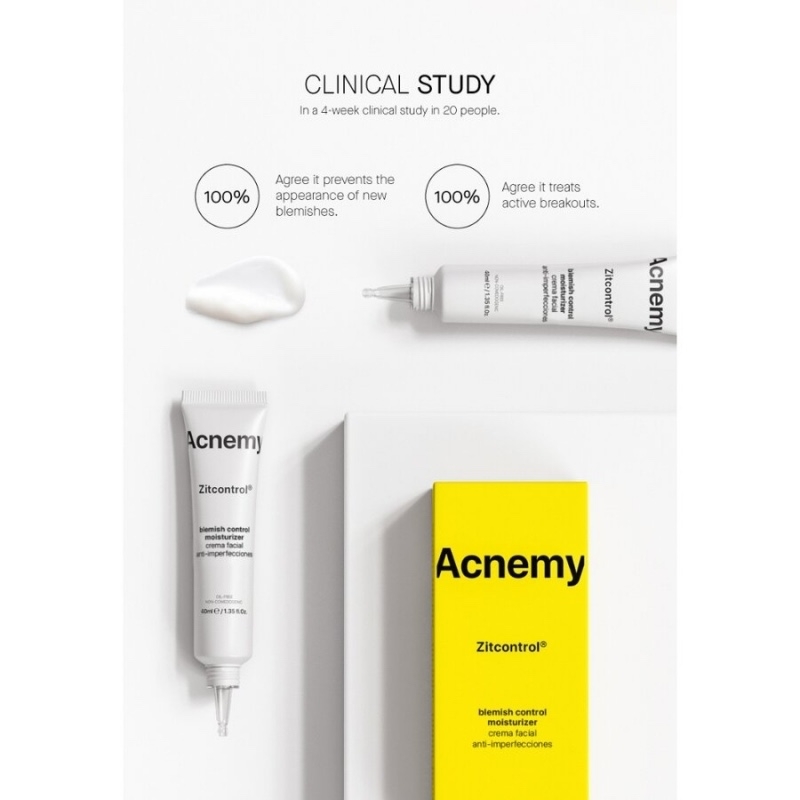 Zitcontrol Crema Pentru Ten Acneic Cu Niacinamide Si Acid Salicilic, 40 ml, Acnemy Zitcontrol Crema Pentru Ten Acneic Cu Niacinamide Si Acid Salicilic, 40 ml, Acnemy