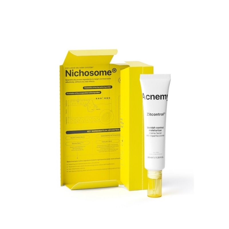 Zitcontrol Crema Pentru Ten Acneic Cu Niacinamide Si Acid Salicilic, 40 ml, Acnemy Zitcontrol Crema Pentru Ten Acneic Cu Niacinamide Si Acid Salicilic, 40 ml, Acnemy