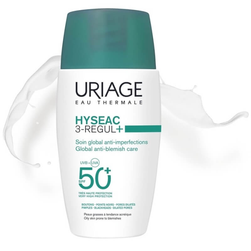 Crema SPF 50+ Hyseac 3-Regul+, 50 ml, Uriage Crema SPF 50+ Hyseac 3-Regul+, 50 ml, Uriage