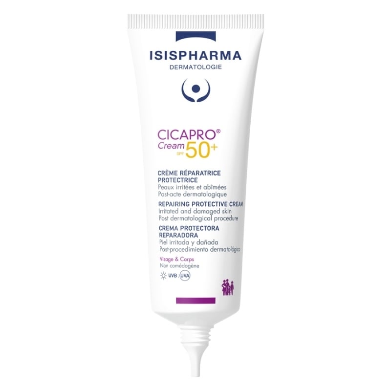 Crema reparatoare SPF 50+ Cicapro, 40 ml, Isispharma Crema reparatoare SPF 50+ Cicapro, 40 ml, Isispharma