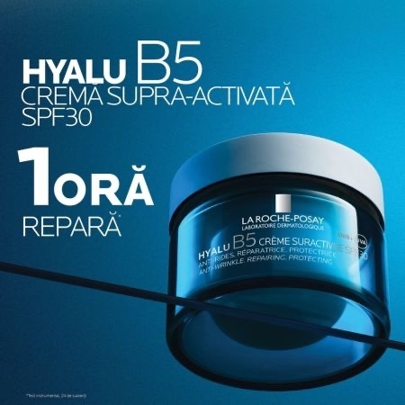 Rezerva Crema supra-activata cu SPF 30 Hyalu B5, 50 ml, La Roche-Posay