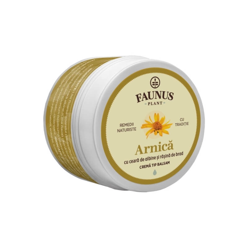 Crema tip balsam cu arnica, 50 ml, Faunus Plant Crema tip balsam cu arnica, 50 ml, Faunus Plant