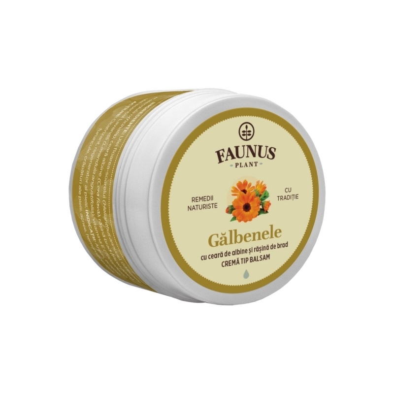 Crema tip balsam cu galbenele, 50 ml, Faunus Plant Crema tip balsam cu galbenele, 50 ml, Faunus Plant